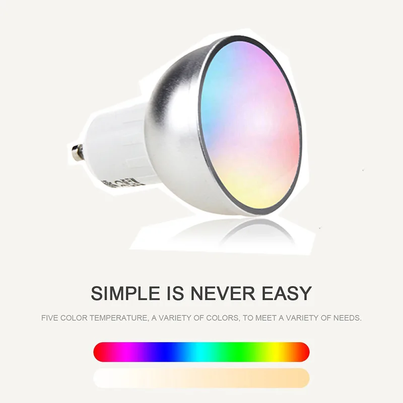 
Excel Digital Smart Bulb Tunable White GU10 LED Smart Bulb 5W LED Spotlight 