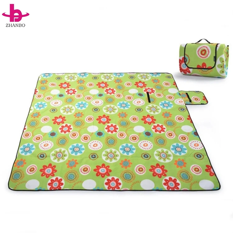  Wholesale Cheap Polar Fleece China Factory Waterproof Custom Disposable Picknick Blanket/Outdoor Picnic