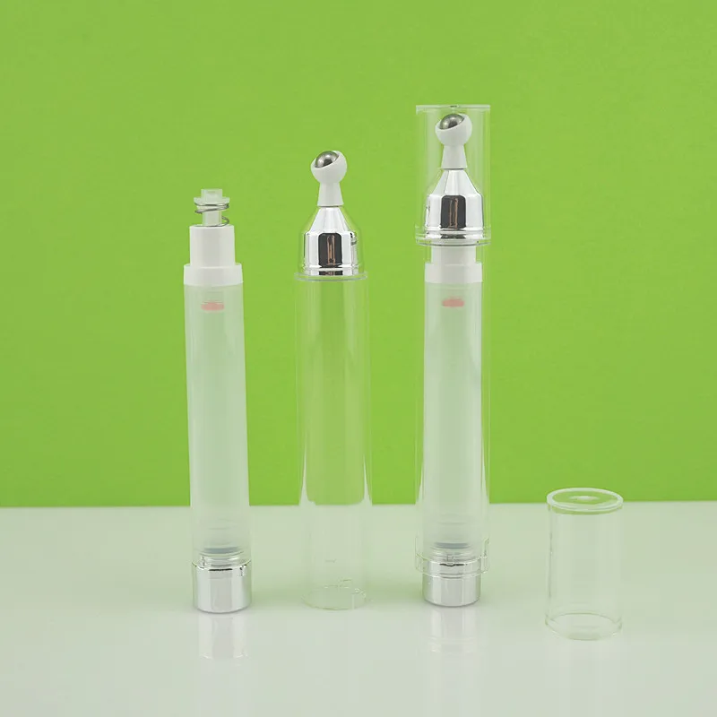 10g Plastic Eye Massage Click Syringe Lip Gloss Serum Bottle Tube