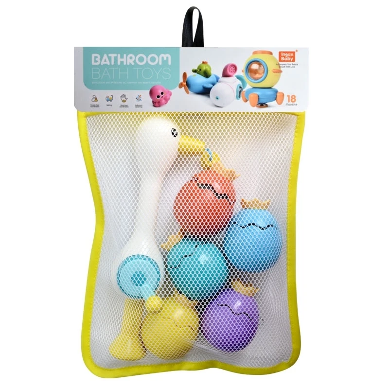 High Quality Bathtub Fishing Toy Wind Up Swimming Whale Floating Toy Magnetic Fishing Rod For Toddler Baby Bathing Fish Game Set