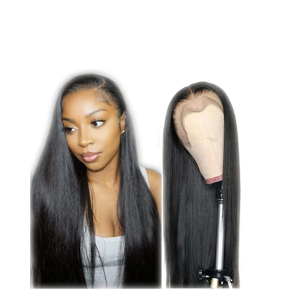 Glueless Full Lace Brazilian Human Hair Wig,Unprocessed 100% Human Hair Full Lace Wig,Natural Human Hair Wig For Black Women