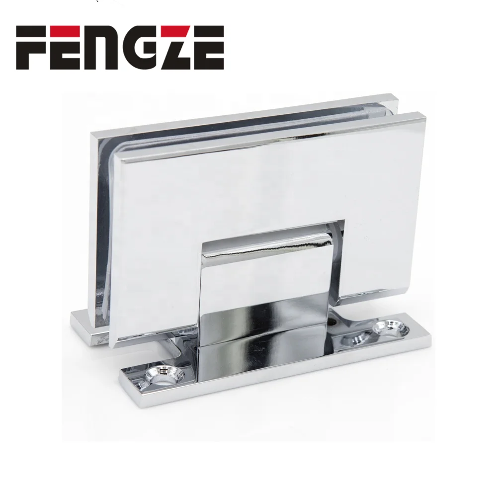 Glass door stainless steel bathroom clip hinge 90 degree shower room accessories hinge frameless tempered glass door hinge
