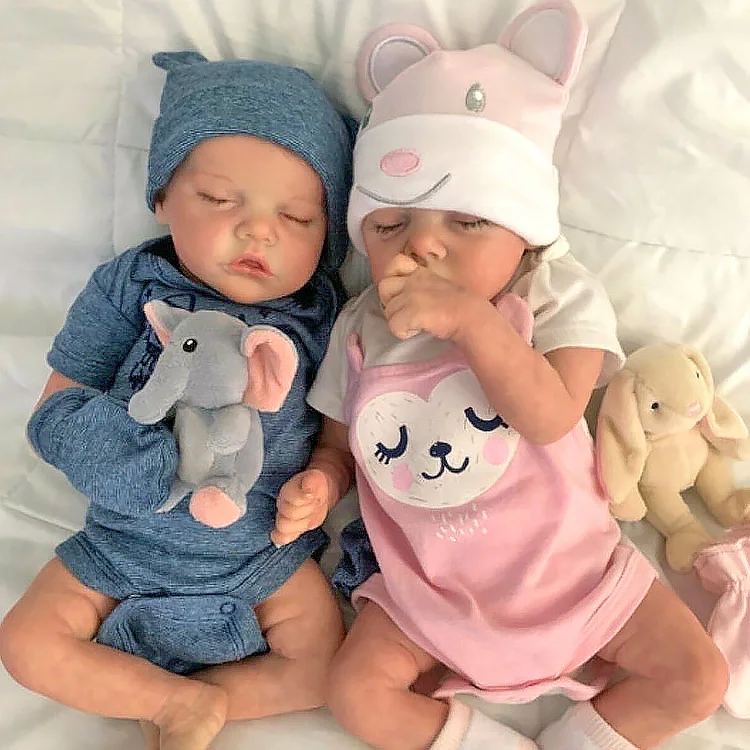 Amazon hot sale Real Life Girl Babies Sleeping Time Realistic Silicon Reborn Baby Dolls for Sale