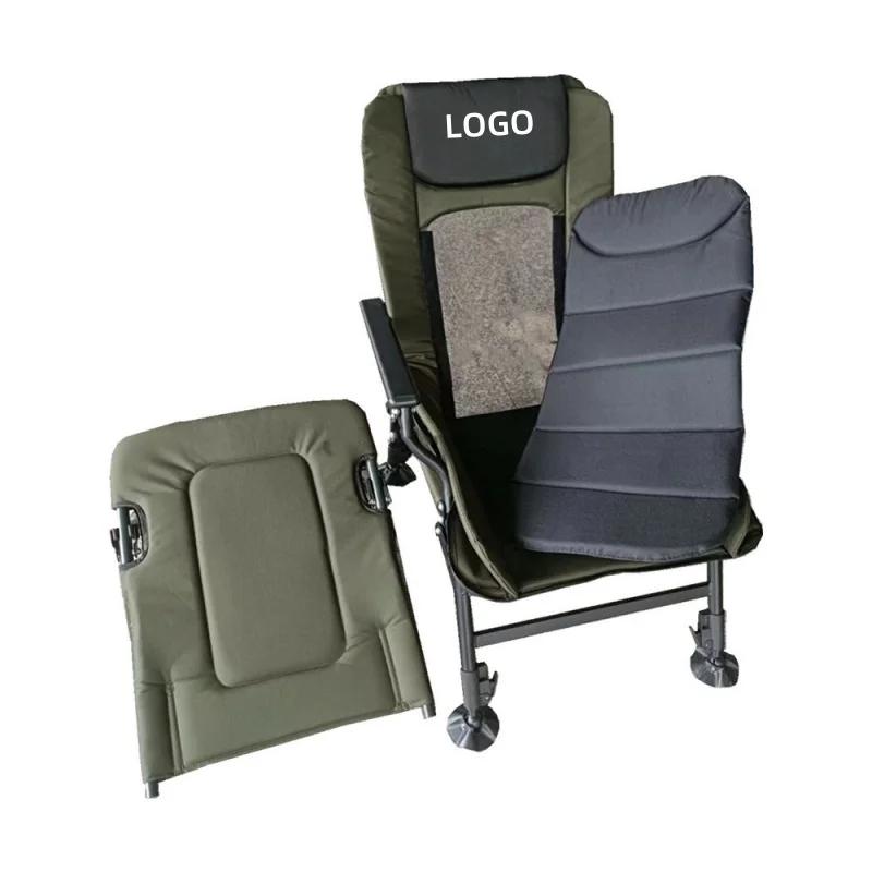High Quality Folding Carp Fishing Chair Comfortable with Foot Rest Attachment for Summer and Winter Outdoor Use for Camping