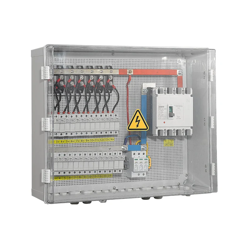 Solar Combiner Box dc ac pv combiner box with 4 string pv dc solar string box