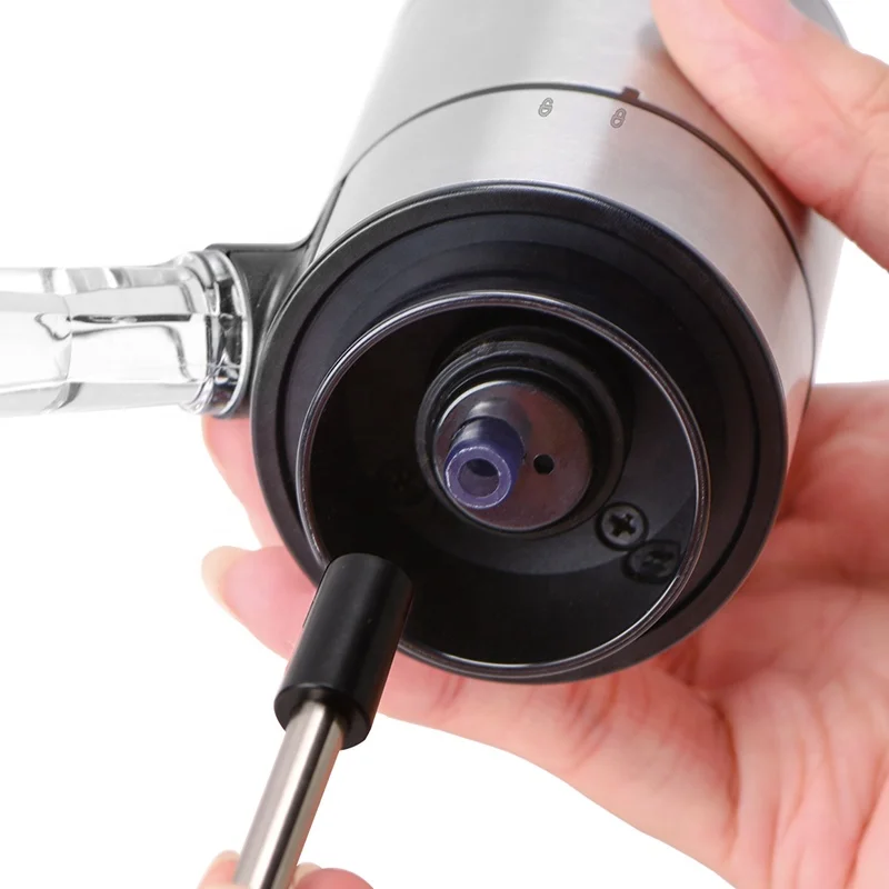 Stainless steel electric wine aerator colorful package wine aerator pourer