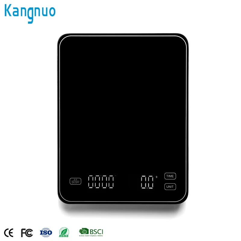Custom Logo Painting 3kg/0.1g Electronic Kitchen Food Weighing Scales Timemore Espresso Digital Coffee Scale With Timer