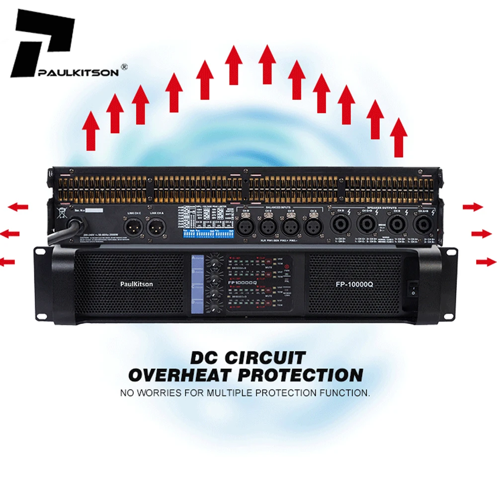 FP10000q Power Amplifier Speakers Power Amplifier 10000 Watt Power Amplifier