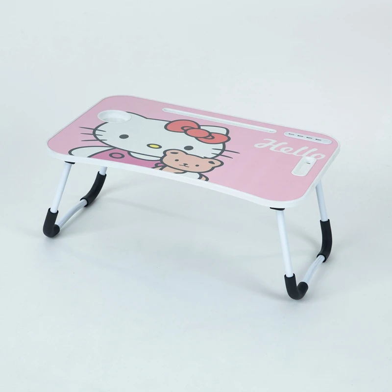 Factory small adjustable stable laptop table portable study desk folding