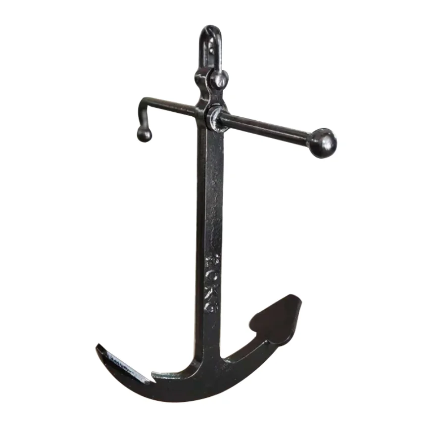 Высококачественная нержавеющая сталь оптовая продажа черный битумный крашеный морской якорь для морских сосудов и