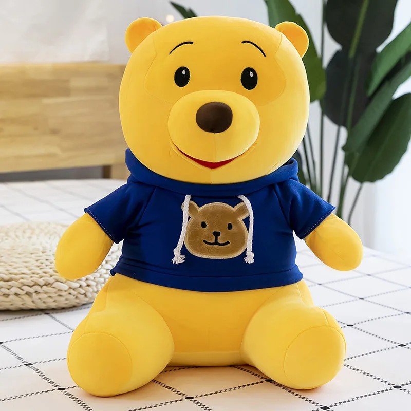 Wholesale Cute Cartoon Winny Plush Toy Animal Stuffed Plushies Cartoon Sitting Bear Pig Tiger Donkey Plush Toy Pillow Doll