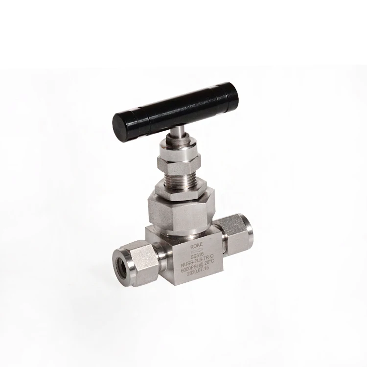 Stainless Steel SS316 Union Bonnet Needle Valve with Double Ferrules High Temperature