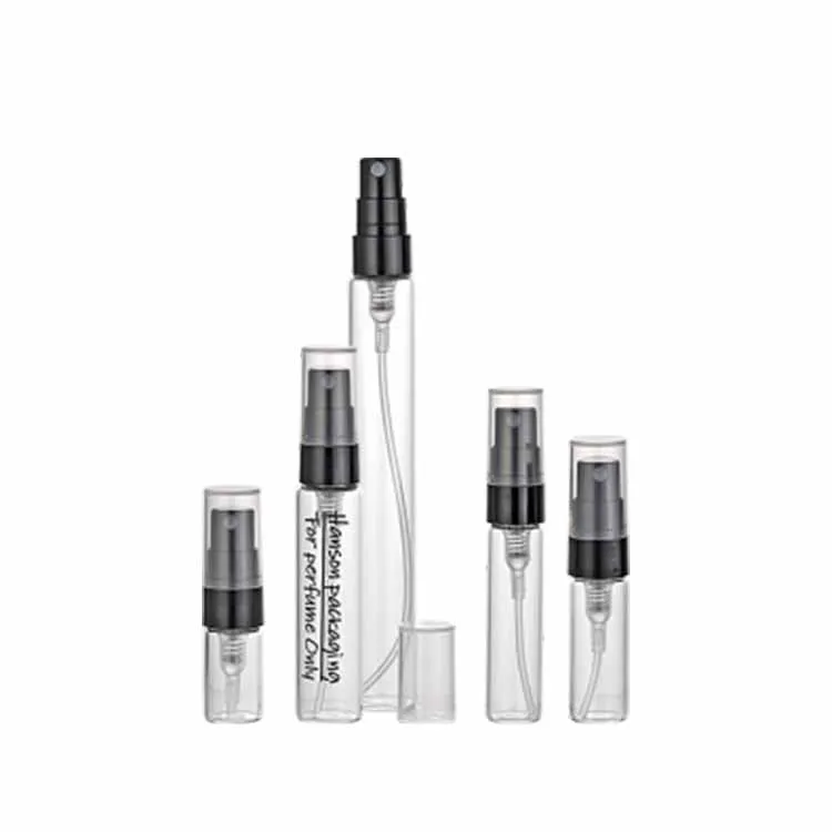 Luxury wholesale 20ml 25ml 30ml empty clear spray glass bottle  perfume pen 15/400 perfume sample bottles