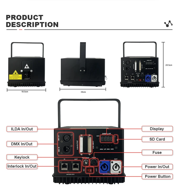 4 Watt Best Effect Ktv Laser Light Strong Bright for Dj