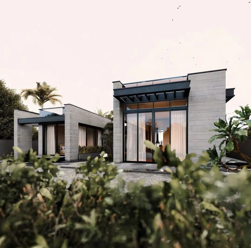 Chinese Modern Luxury Modular Prefab House Modern Prefab Villa with Swimming Pool 280m2 living area +45m2 terrace with 4 beds