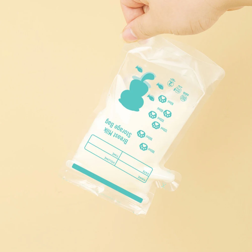 Special design shape  Pour Spout Breast Milk Storing pouch  BPA Free baby feeding breast feeding Storage Bags