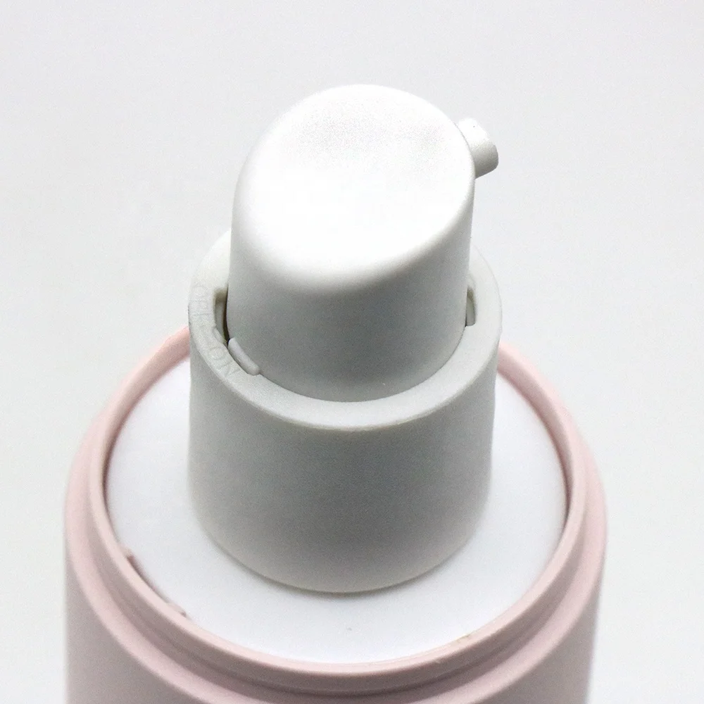 Eco Friendly Recyclable Cosmetic Packaging Foundation Make Up Lotion Dispenser Pump Matte Pink Plastic Bottle Set 30ml 100ml