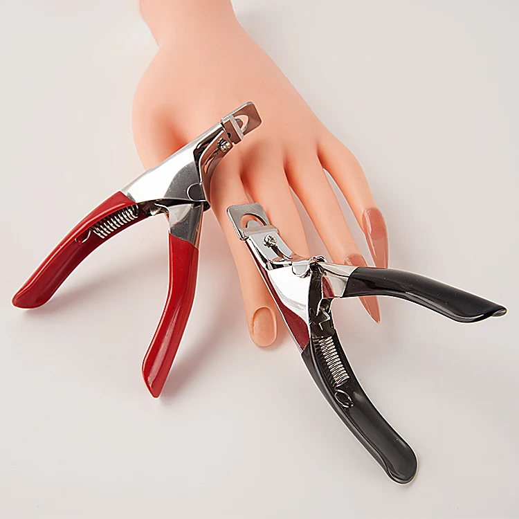 Red/Black Color  nail tip cutters false nail cutters acrylic gel nails the edge clipper