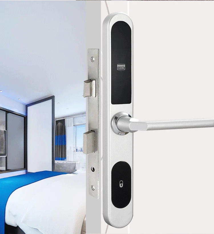 Sliding door lock with electronic RFID card Door Lock System