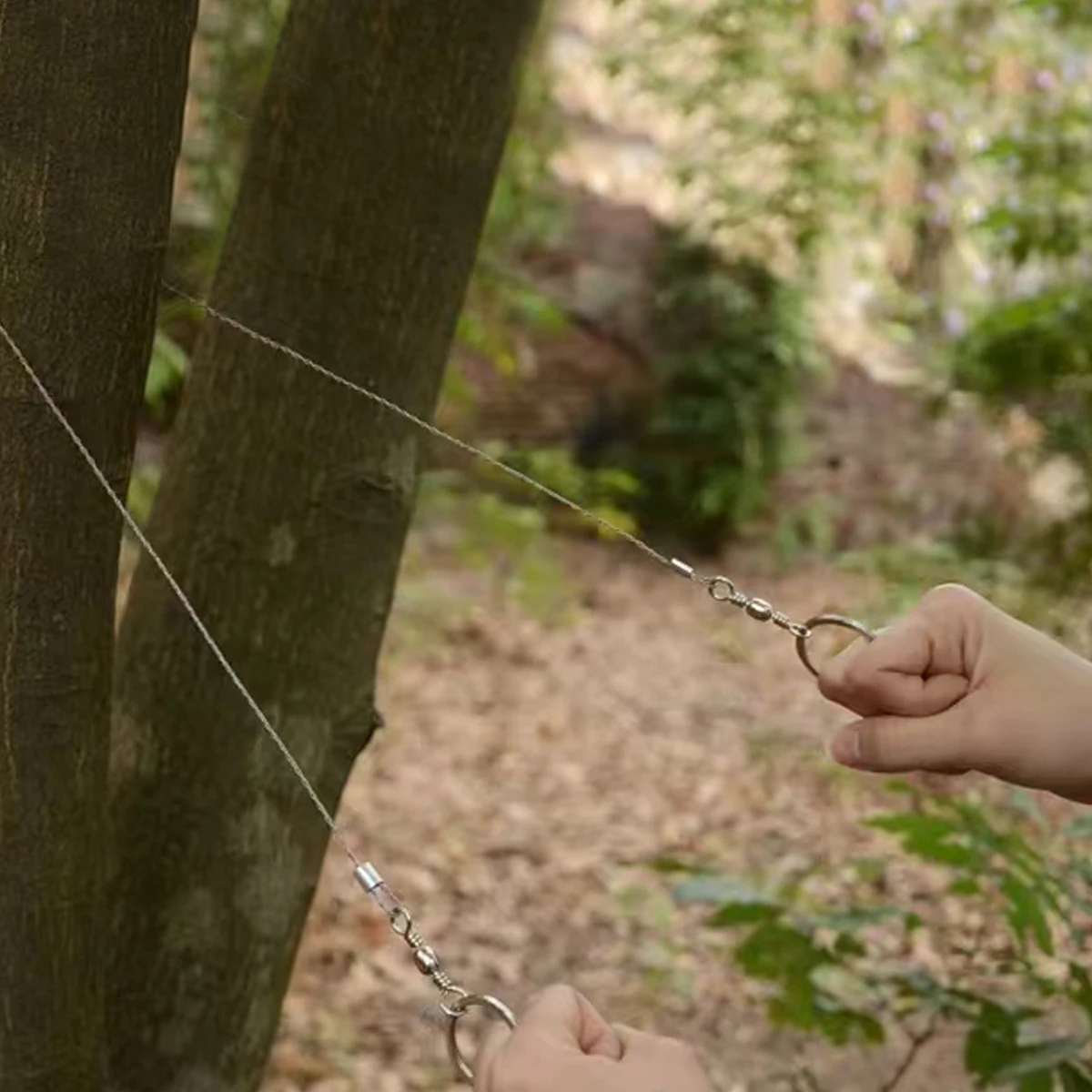 Pocket Light Weight Chainsaw Cable Cutting String Chain Wire Saw for Backpacking Gear