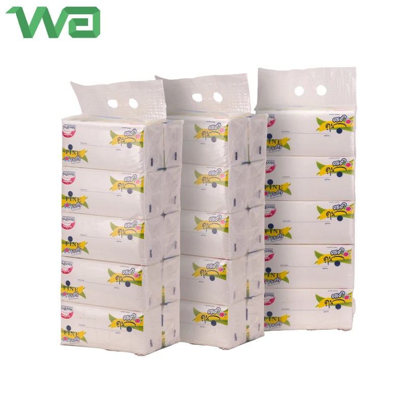 High Quality Facial Tissue 3 Ply Paper 100% Virgin Wood Pulp Facial Tissue Paper