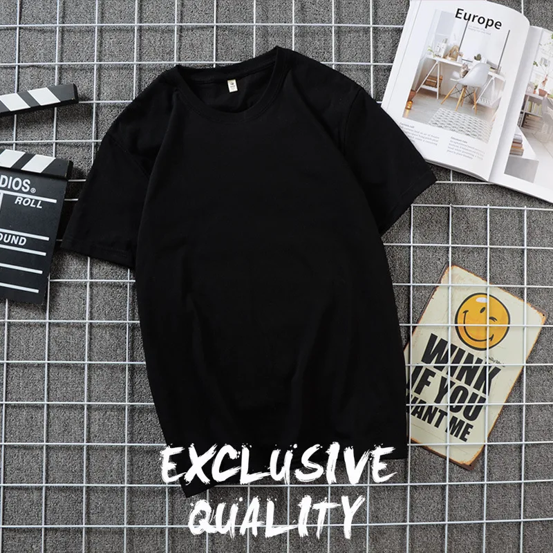 OEM/ODM Customized Oversize O-neck T-Shirt Short Sleeve tshirt Plain tshirts Cotton For Men