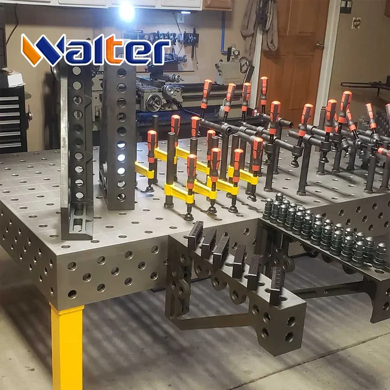3D welding table  fixture system with fixture jigs stops supports accessories stock manufacturer ISO CE OEM 3D welding table