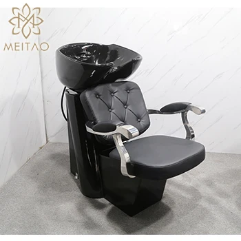 Wholesale Shampoo Chair Salon Equipment Hair Wash Basin Chair Barber Shop Shampoo Bed Hair Salon Washing Chair