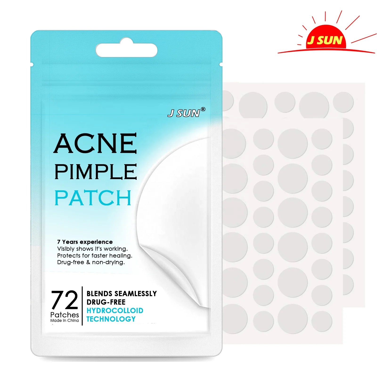 Private label Skincare OEM hydrocolloid acne pimple patches made in China