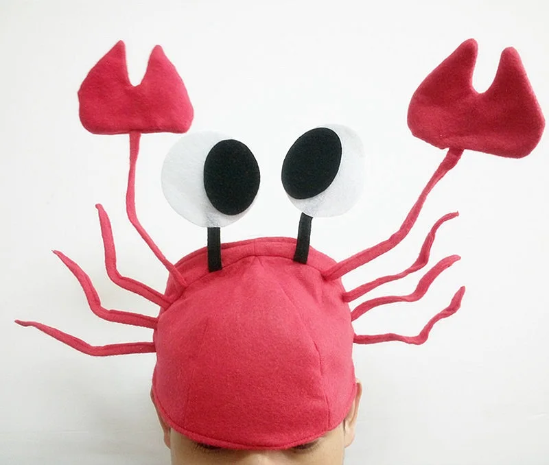 Hot Selling Wholesale Halloween Carnival Fancy Dress Adult Party Lobster Hat