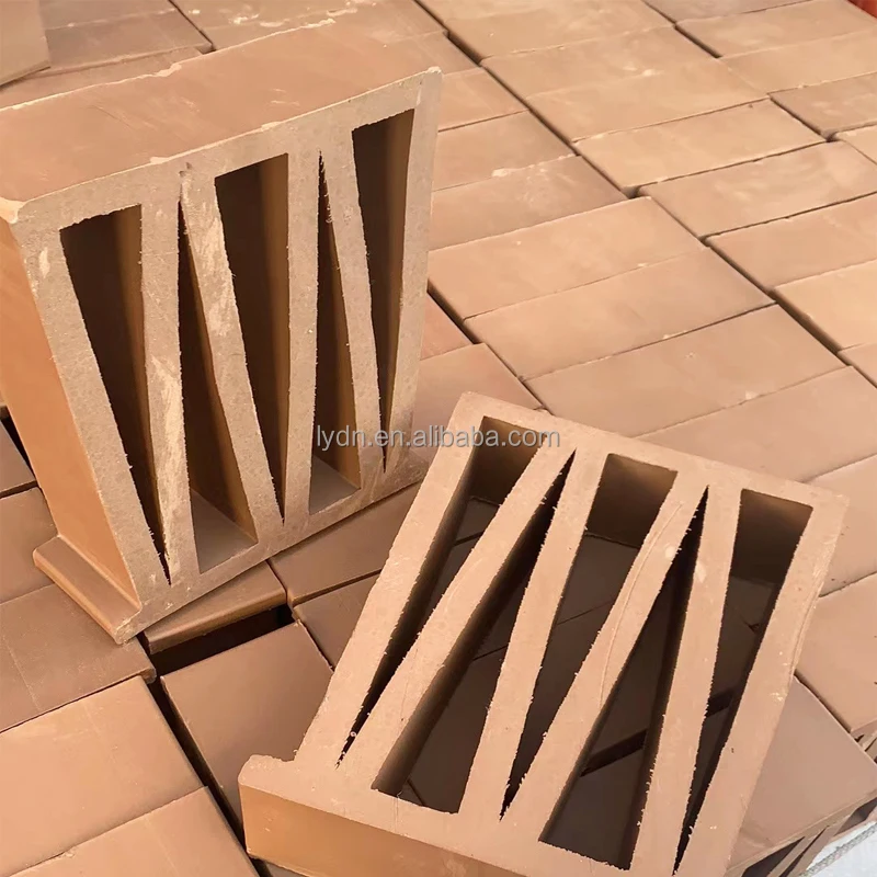 Hollow brick facade exterior clay brick tile partition screen breeze blocks