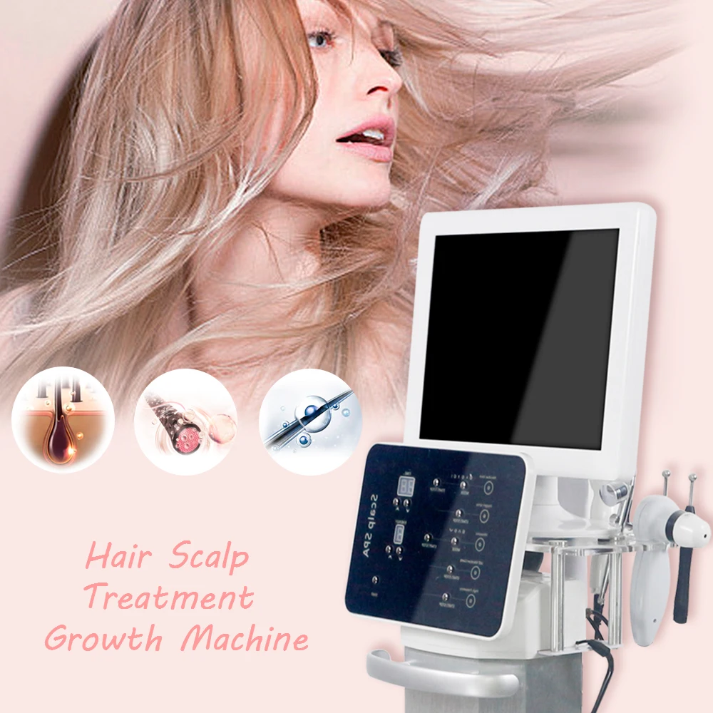 hair analyzer analysis scalp care machine for men and women lllt hair growth treatment salon machine