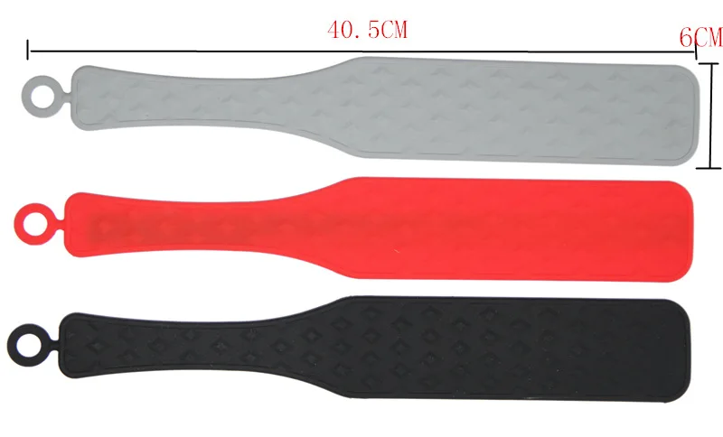 3 Colors Silicone Paddle Spanking Slave Submissive Women Men Bondage Whip Fetish Toys Couples Flogger Adult Games