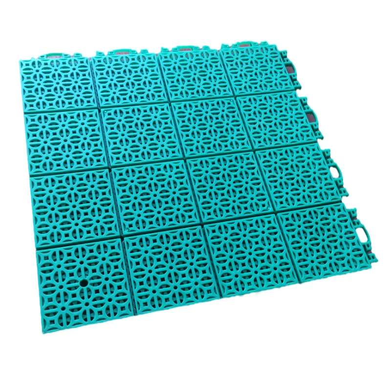 Kepao Suspended Floor Kindergarten Basketball Court Outdoor Rubber Floor Mat Assembled Plastic PVC Floor Carpet