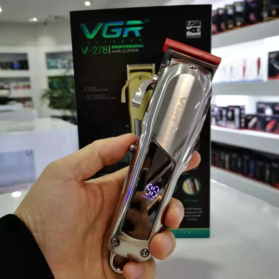  Оригинальная VGR V278 профессиональная перезаряжаемая машинка для стрижки волос мужчин