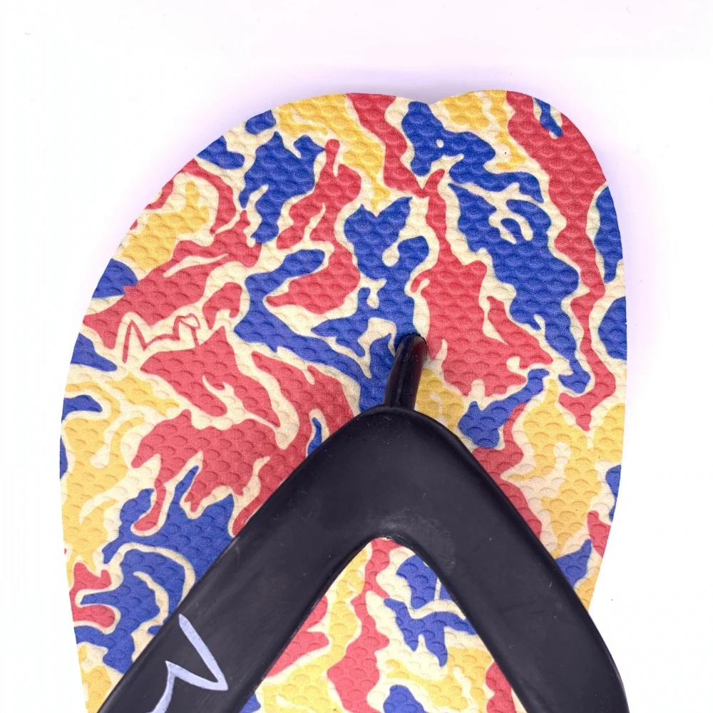 Ladies Footwear Manufacturers Double Plugs Thongs Flip Flops