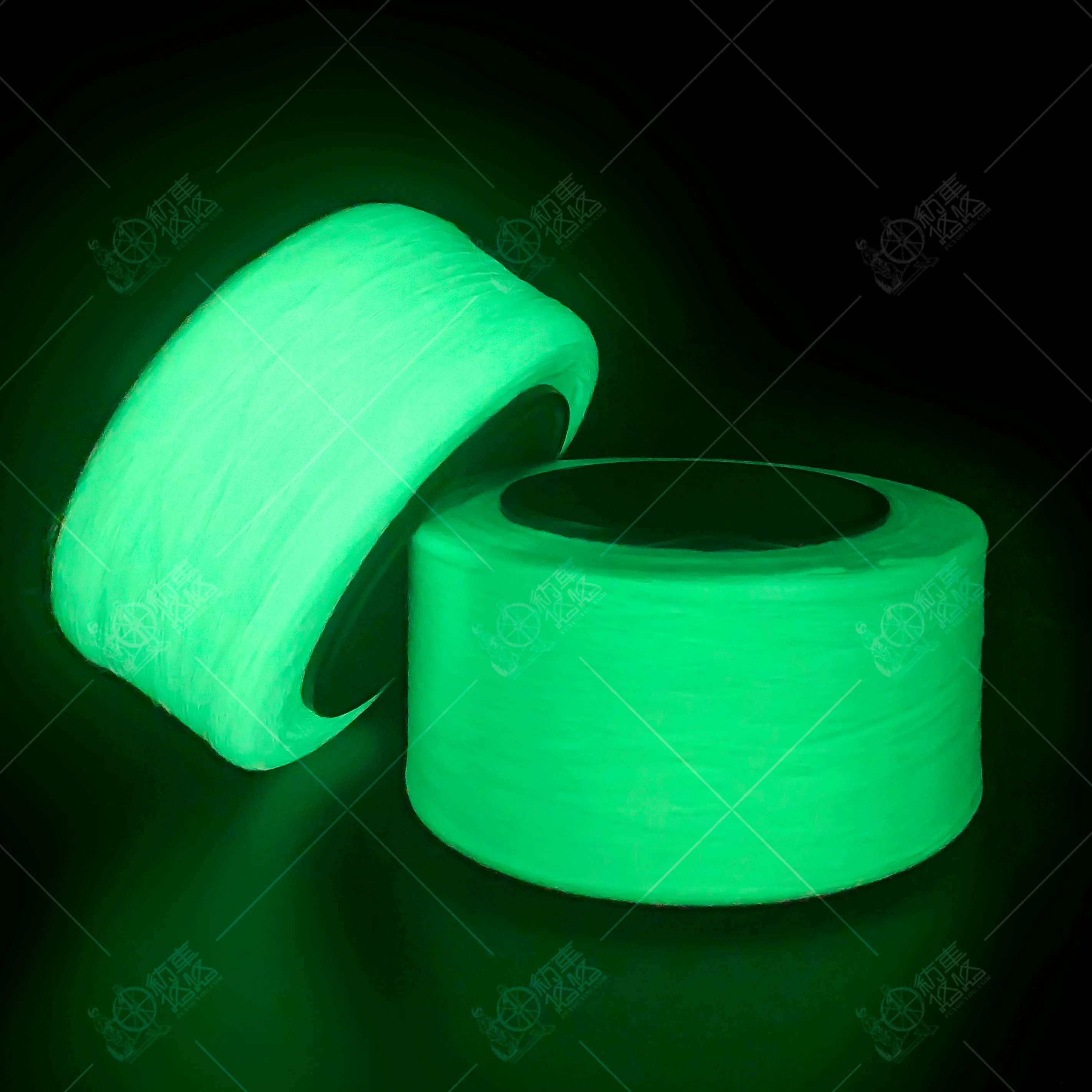 FDY 75D 150D 300D 600D Glow in the dark yarn filament Luminous weaving yarn super bright Luminous fancy knitting yarn
