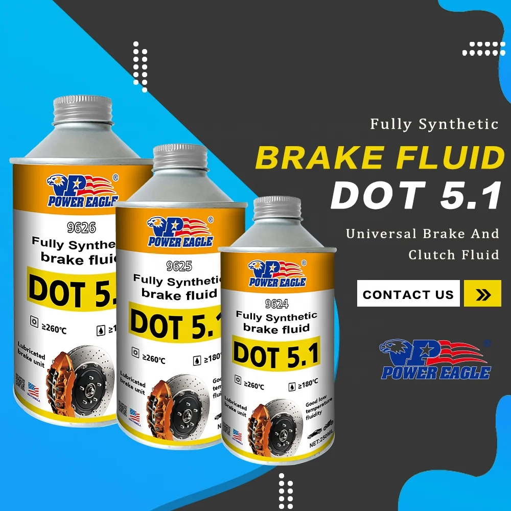 OEM Factory Direct High Quality High Temp Hydraulic  Brake Fluid Dot 4 250ML/354ML/500ML