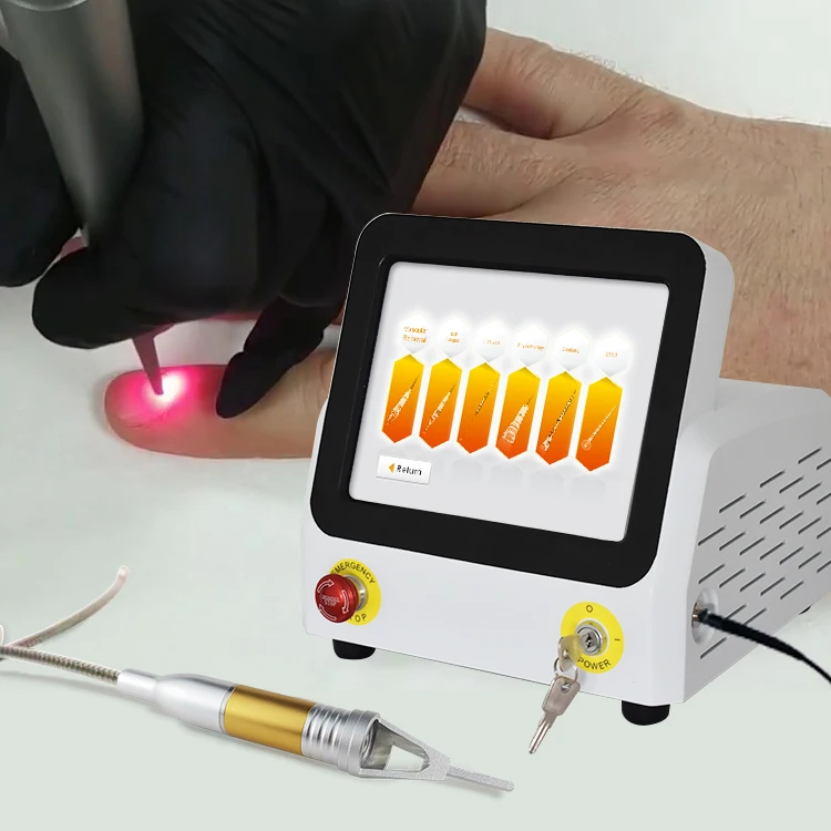 High power 60w nails onychomycosis toe nail fungus treatment machine new product 980nm diode laser for podiatry