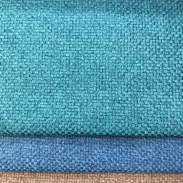 cheap woven 100 polyester linen upholstery fabric for sofa
