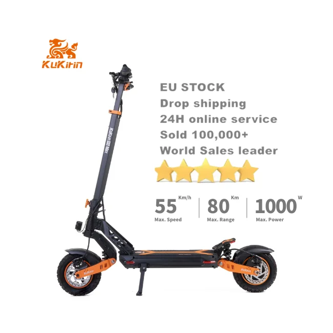 EU STOCK Kukirin G2 Max дешевый быстрый Электрический скутер для взрослых Дрифт Новый электрический 2024