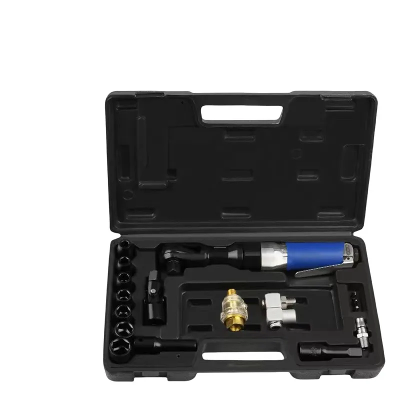 18PCS Heavy Duty Air Powered Ratchet Wrench Kit 1/2 Inch Impact Pneumatic Spanner Set