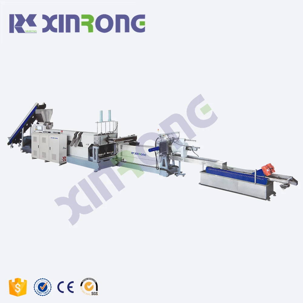 Xinrongplas granulating noodle line pellets plastic pelletizing recycling machinery machine