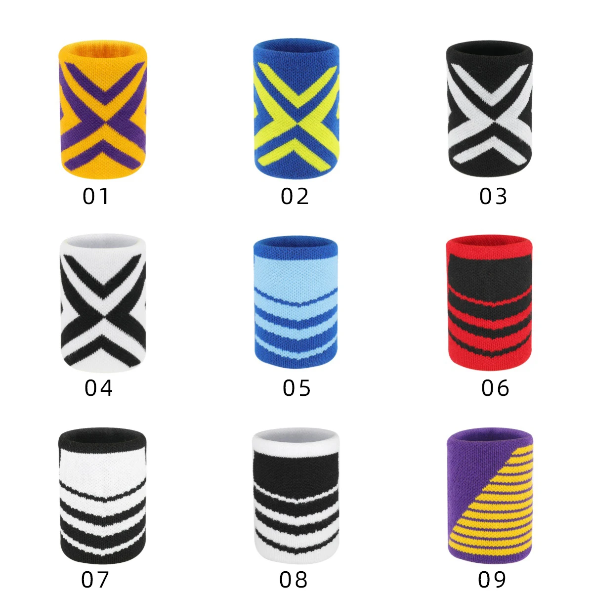 Wristband Armband Wrist Sweatbands Athletic Sports Tennis Wrist Bands sweat bands wrist Absorbent Sweatbands YDHJ45