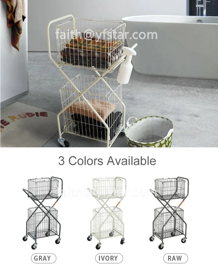 Japanese Hot Storage Cart With Wheels For Kitchen Office And Bathroom Easy Assembly Steel Trolley Cart For Bathroom