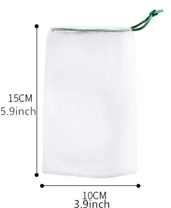 Best choice wholesale fashion black nylon mesh soap bag