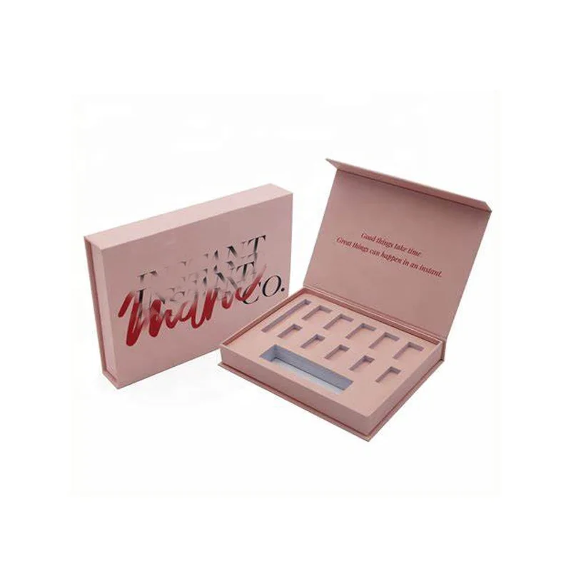 Luxury press on nail packaging box press on nail display cards for packaging press on nail display cards for packaging