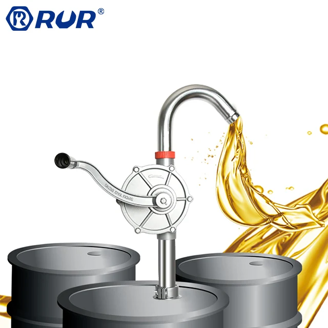 Aluminum Alloy manual Hand Rotary Oil Pump Fuel & Oil Transfer Pump