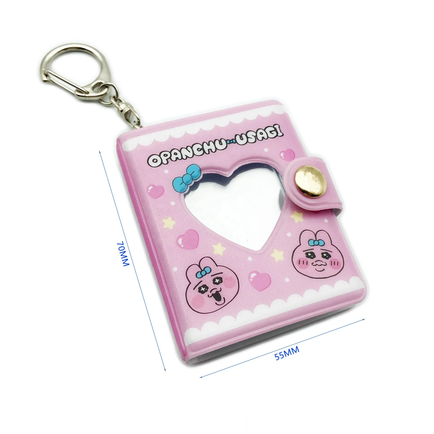 Custom Mini Album Key Holder Kpop Photocard Holder Album PVC Mini Binder KeyChain