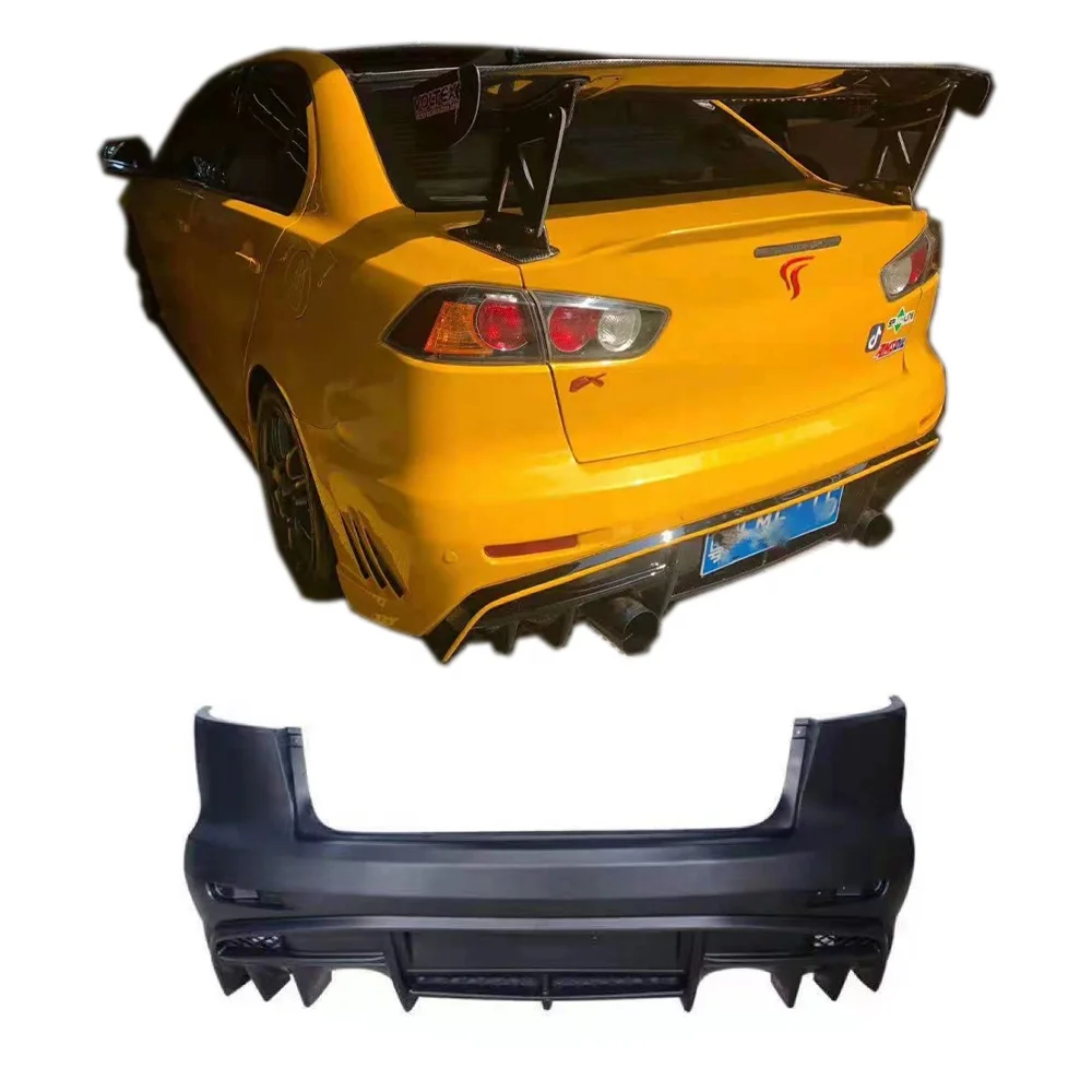 Автомобильный кузов для 2009-2015 Mitsubishi Lancer сменный на GTR передний бампер Varis задний боковые юбки пластмассовый
